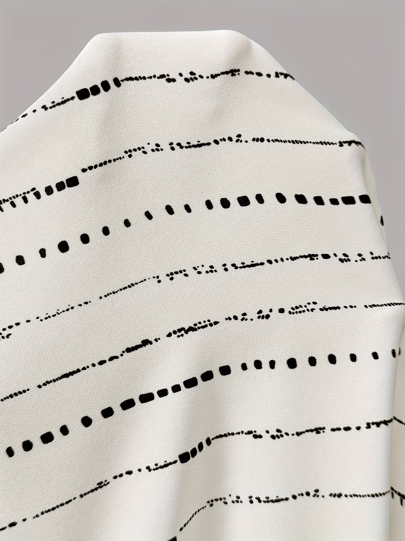 Striped Print Roll-Up Sleeve Mid-Length Maternity Shirt
